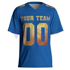 Maillot de football américain personnalisé de haute qualité pour hommes, vêtements de sport à manches courtes et à la mode, maillot de football américain entretenu par les OEM - Product Image 2