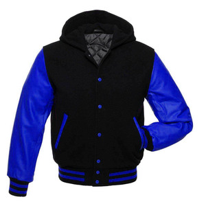 2024 Custom <b>Men's</b> Winter XL Baseball <b>Jacket</b> <b>Trucker</b> Letterman Varsity Leather <b>Jacket</b> with Street Wear Logo Patch - Product Image 1