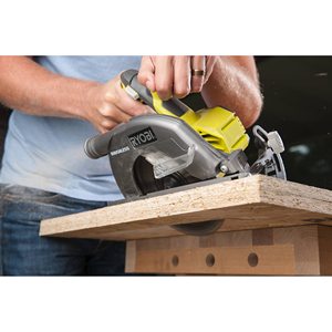 Sierra Circular Inalámbrica Hyper Green R18CS7-0 de 18V, con Batería, Sin Escobillas, Portátil, para Bricolaje y Trabajos Industriales en Madera (Solo Cuerpo) - Product Image 1