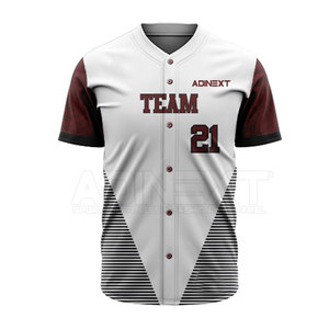Uniforme de Béisbol para Hombre, Cómodo y Transpirable, Fabricado en Fábrica, 100% Poliéster, Uso en Exteriores, Sostenible - Product Image 3