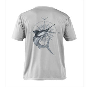 OEM Haute Qualité 100% Polyester UV Protection Solaire Performance OEM Polyester Respirant Pêche T Shirt Sublimation Bass Chemises - Product Image 3