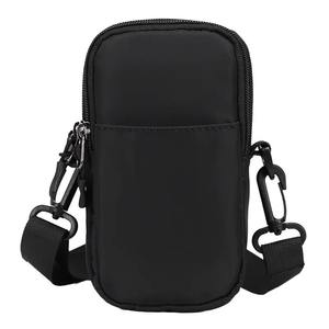 Bolso cruzado móvil negro al por mayor Viaje diario Ajustable Ligero Multi-Bolsillo bandolera clásica Bolsos casuales formales - Product Image 3