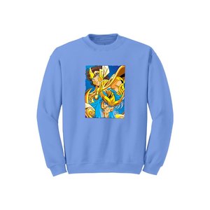 Anime Collection Sweat-shirt d'hiver décontracté pour femmes avec col ras du cou 100% coton polaire sérigraphie doublée de poches - Product Image 3