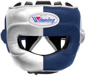 Ensemble de boxe en cuir de vachette personnalisé pour entraînement et sparring, comprenant gants, casque et protège-grenaille, pour l'entraînement aux arts martiaux, vente en gros OEM - Product Image 2