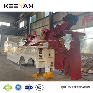 Sécurité sécurisée 35 tonnes Rotator Wrecker Body 360 degrés Heavy Duty Wrecker Tow Truck Body avec 4 étages de levage Grue Factory OEM - Product Image 5