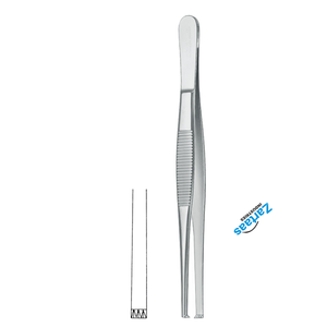 Pince à tissus en acier inoxydable de haute qualité 3x4 dents 16cm / 6.25 "Fabricant d'instruments chirurgicaux - Product Image 3