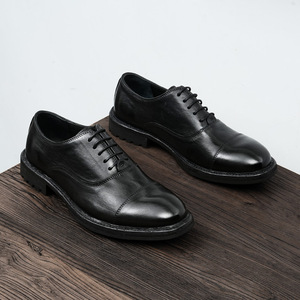 Zapatos de Negocios de Piel de Cerdo de Alta Calidad con Revestimiento Impermeable y Plantilla Flexible, Zapatos Formales para Hombre, Zapatos de Cuero - Product Image 4