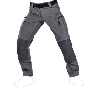 Pantalones Cortavientos de Alta Calidad, Pantalón de Color Negro, Estilo Slim Fit, Impermeable, Ideal para Senderismo, Caza y Carga - Product Image 2