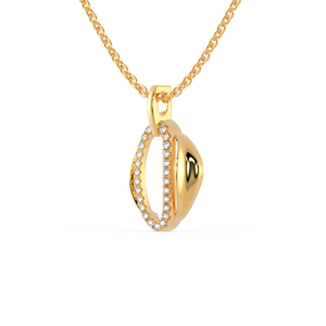 Sartorial Splendor Women's 18K Gold Chain Necklace Lab-Grown Diamond Pendant & Charms - Product Image 3