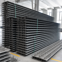 Plateforme de pont en treillis d'acier renforcé pour la construction d'aéroports et de gares, panneaux de plancher composites à grande portée pour les travaux publics