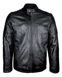 เสื้อแจ็คเก็ตหนังผู้ชายที่ทนทานดีไซน์คลาสสิกเนื้อแน่นทนทานแจ็กเก็ตหลายฤดูกาล - Product Image 6