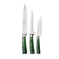 Meilleur prix 7 pièces en acier inoxydable Chef de cuisine ensemble de couteaux utilitaires ensemble de couteaux de cuisine faits à la main à bas prix