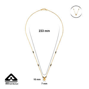 Collar de cuentas finas con colgante de oro Watimani de la colección Heritage Blossom - Product Image 6