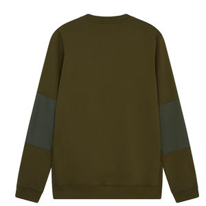 Sudaderas de otoño con logotipo personalizado, sudadera de invierno holgada gruesa de tela tejida de lana de Color para hombre, servicio OEM ODM, gran oferta - Product Image 3