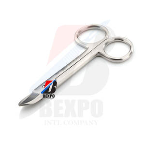 Instruments dentaires pour le retrait des ciseaux à couronne incurvée et l'extraction des dents en acier inoxydable manuel - Product Image 3