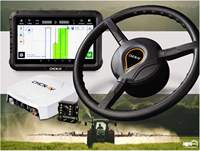 Système de navigation autonome pour tracteurs GOOD CHCNAV NX510 RTK GPS avec contrôleur au volant pour équipement agricole en exploitation en champ