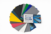 Bâche en PVC robuste 610 g/m², imperméable, toile en PVC, bâche pour couvertures extérieures