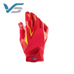 Guantes de Receptor de Fútbol Americano Profesionales Personalizables, Transpirables, de Silicona Adhesiva de Alta Calidad, Marca Viga Sports, OEM - Product Image 3