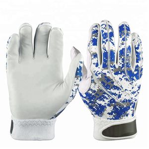 Guantes de bateo de béisbol de cuero de piel de cabra, guantes de bateo de softbol de la mejor calidad Unisex profesional al por mayor - Product Image 5