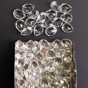 โทแพซสีขาวธรรมชาติ 9x7 มม. รูปทรงลูกแพร์ คุณภาพดีที่สุด หินพลอยหลวมที่ปรับขนาดแล้ว สำหรับทำเครื่องประดับดีไซเนอร์ - Product Image 3