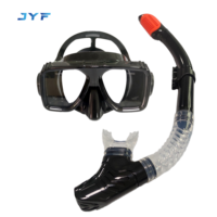 JYF Marque Vente en gros Équipement de plongée gratuit à faible volume Ensemble de masques de plongée Masque d'apnée et tuba