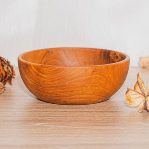 Tazón de Madera de Acacia Biodegradable y Ecológico Hecho a Mano para Regalo de Eid, Ideal para Chocolate y Frutos Secos en Ramadán - Product Image 4