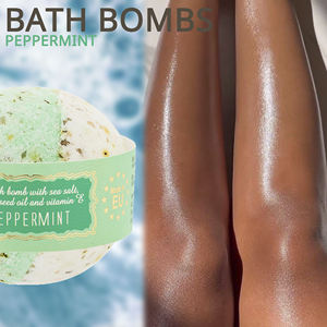 Bombas de Baño Refrescantes de Menta, Experiencia de Spa Refrescante Artesanal, Hecho en la UE, Sostenible, para Venta al por Mayor y Marca Privada - Product Image 4