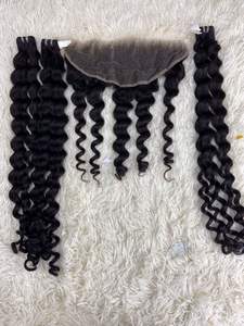 เวียดนามวิกผม100% มนุษย์แท้แบบหลวมผ้าสองชั้น HD สำหรับผู้หญิงผิวดำ - Product Image 5