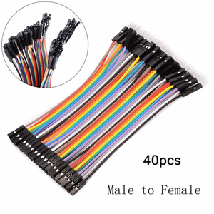 Cable de puente de 20cm con blindaje Dupont, Cables de cinta para placa de pruebas, Cable Dupont de puente, componentes electrónicos - Product Image 6