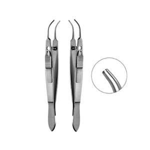 Fórceps de fijación Moody quirúrgico oftálmico 1x2 dientes Juego de instrumentos oculares de precisión para uso clínico y microquirúrgico - Product Image 3