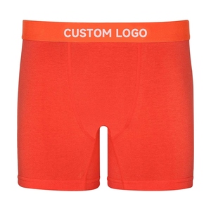 Vente en gros de sous-vêtements masculins de marque de mode avec logo personnalisé Boxer en coton respirant pour hommes Boxers en coton pour hommes - Product Image 4