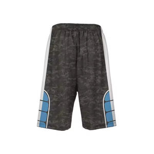 Ensemble de shorts de crosse à logo personnalisable de haute qualité Vêtements de sport d'équipe décontractés en maille de coton entièrement conçus pour la course - Product Image 4