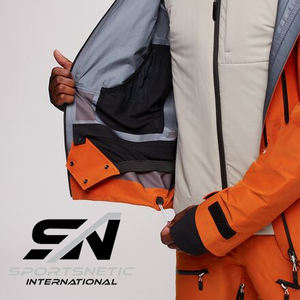 แจ็คเก็ตกันฝนผ้าแคนวาสกันลมกันน้ำคุณภาพสูงสำหรับเล่นสกีและสโนว์บอร์ด ผลิตจากโรงงาน ขายส่ง รับทำโลโก้ตามสั่ง สำหรับทุกเพศ - Product Image 6