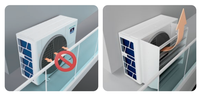 Climatisation multi-split mini VRF Hisense -21 59 Extreme Ultra Low High Ambient Flaring, ventilateur CC, compresseur scroll EVI
