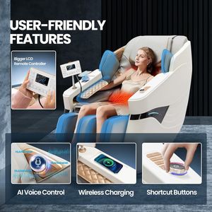 Sillón de Masaje Eléctrico Inteligente Multifuncional para el Hogar, Tipo Cápsula Espacial, Totalmente Automático, de Tamaño Pequeño, con Riel, para Masaje Corporal Completo - Product Image 6
