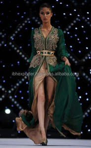 Défilé de mode de Dubaï Caftan de créateur avec broderie étonnante Caftan très vendu - Product Image 2