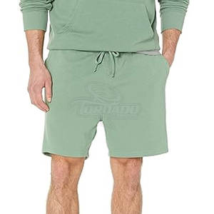 Design personnalisé pour hommes Short en molleton de coton de couleur unie pour hommes Short en molleton de coton respirant pour hommes - Product Image 5