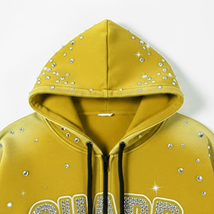 Sweat à capuche surdimensionné en coton 100% de qualité supérieure pour hommes, respirant, coupe-vent, vêtements d'hiver, logo avant personnalisable, conception solide - Product Image 3