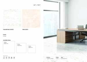 Carreaux de sol et de mur en porcelaine brillante 1200x1200, dalles modernes pour l'intérieur - Product Image 3