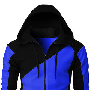 Ventes en gros de sweats à capuche pour hommes, taille plus, zippés, doublés, anti-froissage, logo brodé personnalisé, 100% coton - Product Image 3