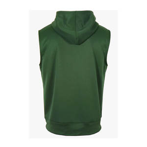 Alta calidad de trabajo sin mangas Fitness Wear Hoodie hombres gimnasio desgaste Stringer chaleco entrenamiento sin mangas poliéster Hoodie - Product Image 2