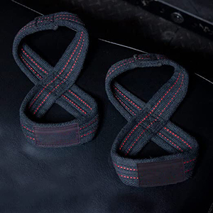 สายรัดคอตตอนยกน้ำหนัก8เส้นปรับแต่งโลโก้ได้ตามต้องการ - Product Image 4