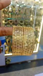 Unisex 24 Carat Gold Plated Bracelet and <b>Silver</b> <b>Earrings</b> Set Classic Jewelry for Anniversaries From Bulgaria Turkey Germany - Product Image 4