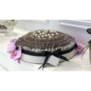 Último diseño Tazón para servir dulces de chocolate de mesa Tazón de chocolate de aluminio plateado de calidad superior para ocasiones especiales - Product Image 3