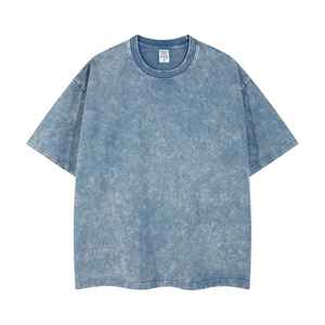 T-shirt pour homme en jersey 100% coton de haute qualité, impression personnalisée avec votre logo de marque, t-shirts graphiques de haute qualité, t-shirts vierges, effet délavé - Product Image 4