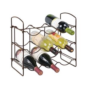 Estante de vino de metal de hierro de pie independiente Soporte de botella de vino de varios niveles de nuevo diseño para fiestas - Product Image 6