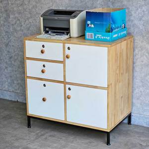 Rubberwood Minimalist <b>Filing</b> Cabinet Lockable 80x50x80cm Office/Workshop/Warehouse/Gym <b>Storage</b> - Product Image 2
