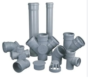 Boxi Connecteur Sch80 personnalisé Raccords de connexion Raccords de tuyauterie Gris clair C Raccord de tuyau en PVC 1/2 "-4 - Product Image 1