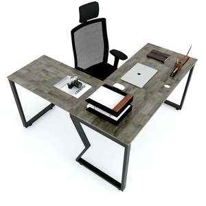 Escritorio en Forma de L MConcept de 140x140 con Patas de Acero, Requiere Ensamblaje HBMC017 - Product Image 2