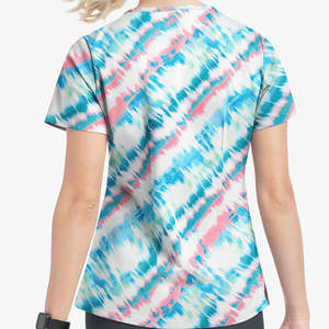 Camiseta de Enfermería Personalizada con Color y Diseño a Medida, MOQ Bajo, Nuevo Modelo de Uniformes Médicos en Color Sólido - Product Image 6